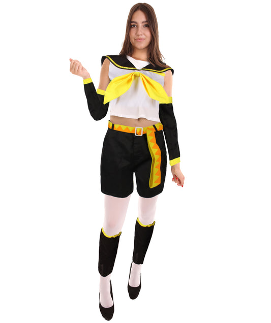Women Sailor Outfit  Costume I Best for Halloween I Flame-retardant Synthetic Fiber