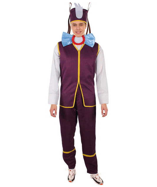 Video Game Series Nerd Character Purple Costume