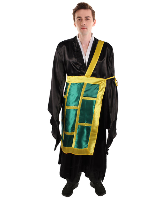 Fantasy Anime Character Black Kimono Costume