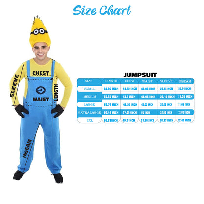 HPO Teen's TV Movie Costume | Yellow & Blue Halloween Costume