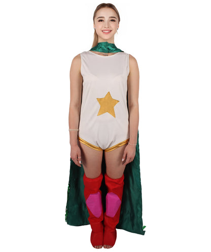 HPO Adult Women's Tv Musical Movie White Short Movie Character Multiple Color Costume Bundle | Cosplay Costume | Flame-retardant Synthetic Fiber