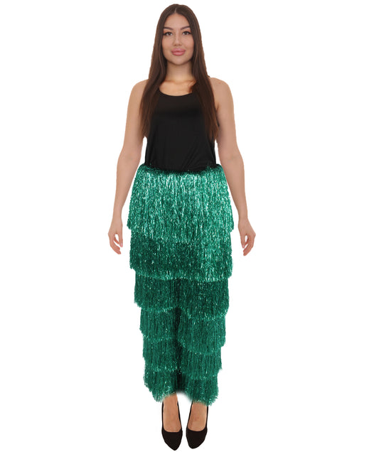 Disco Tinsel Multi color Wide Leg Pant