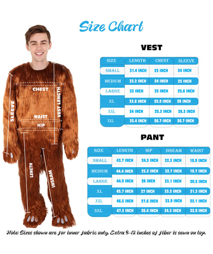 HPO Unisex Elephant Fur Costume – Plush and Cozy Animal Outfit – Perfect for Halloween and Cosplay Parties, Stage Performances – Soft Durable and Realistic Elephant Design!