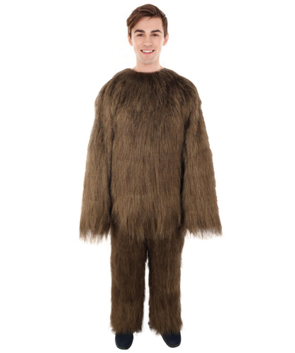 HPO Unisex Fur Animal Multiple Costume, Mask and Bundle – Complete Animal Fur Costume Set for Halloween or Themed Parties – Includes Detailed Fur Animal Outfit and Accessories–Comfortable