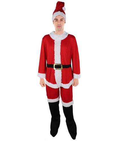 Adult Inflatable Santa Claus Costume | Christmas Holiday Party Outfit