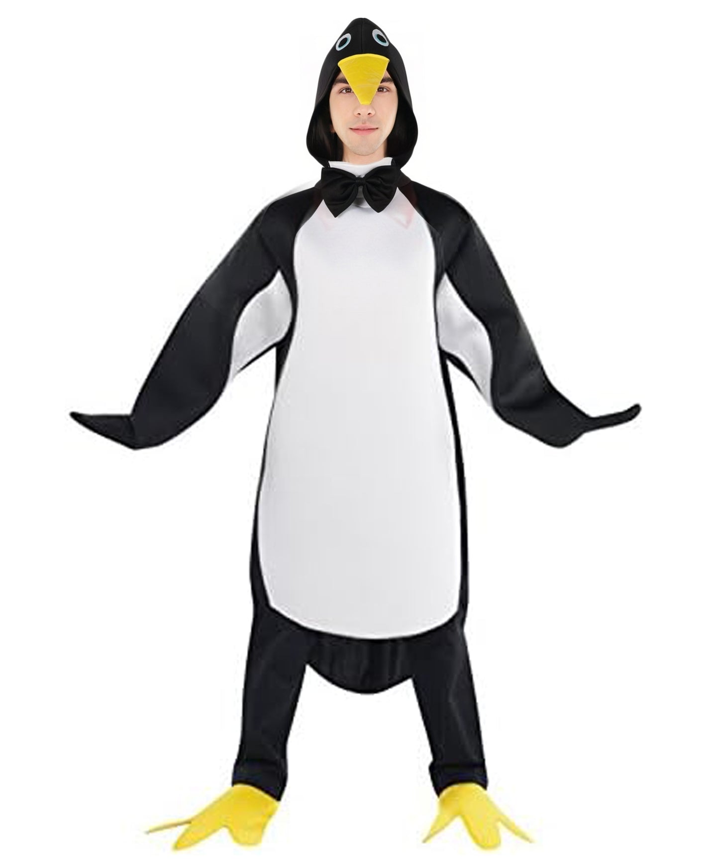 HPO Unisex Funny and Cozy Animal Penguin Costume| Suitable for Halloween | Flame-retardant Synthetic Fabric