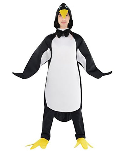 HPO Unisex Funny and Cozy Animal Penguin Costume| Suitable for Halloween | Flame-retardant Synthetic Fabric