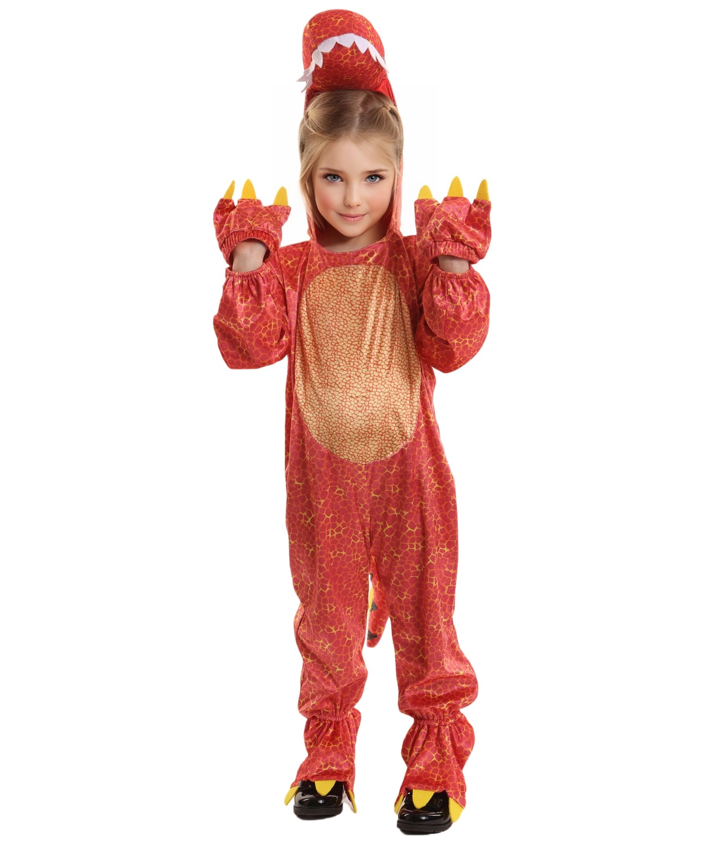 HPO teen Roaring Fun Dinomite Dinosaur Costume| Suitable for Halloween | Flame-retardant Synthetic Fabric