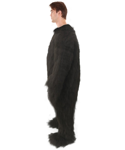 HPO Unisex Medium Brown Grizzly Bear Costume | Best for Halloween| Flame-retardant Synthetic Fabric