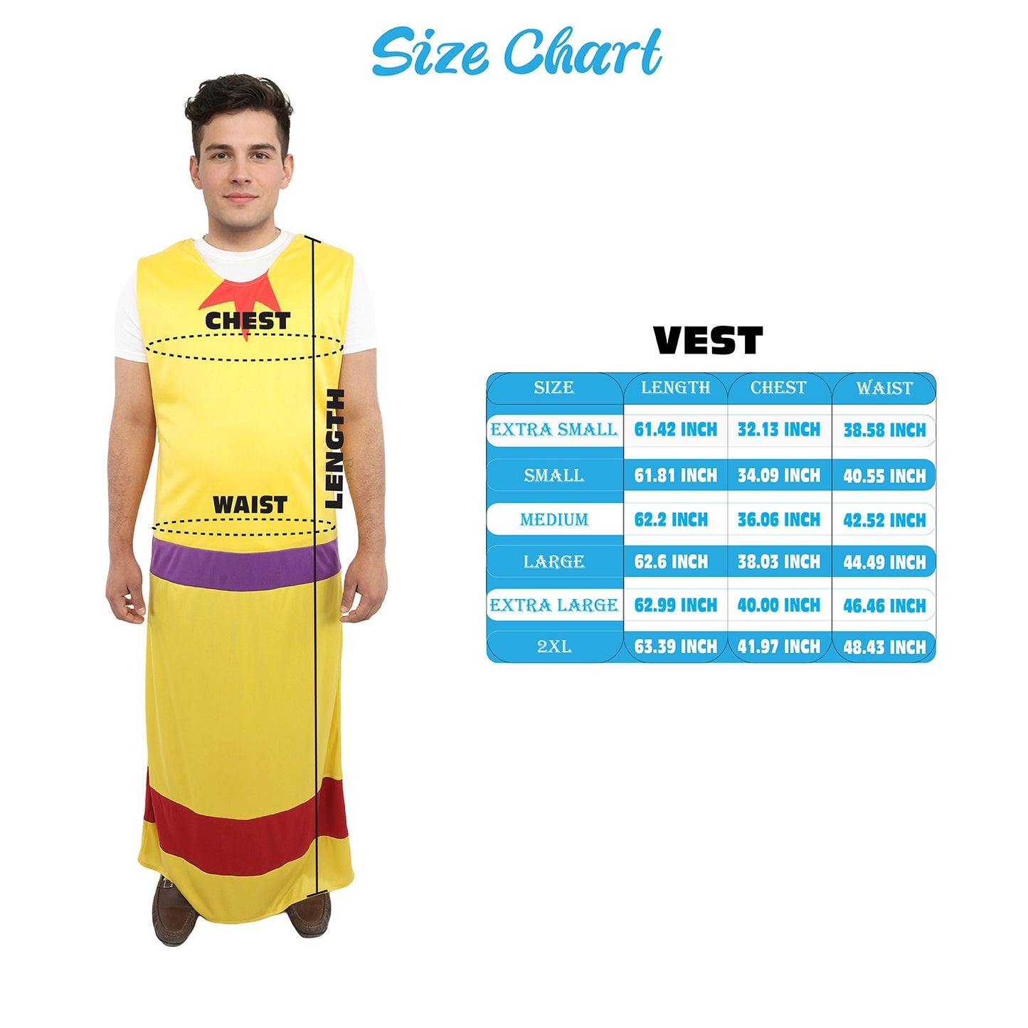 HPO Men's Vintage Movie-Inspired Yellow Costume | Long Jersey Robe with Purple Waist Detail | Themed Party, Stage Performance & Cosplay Outfit