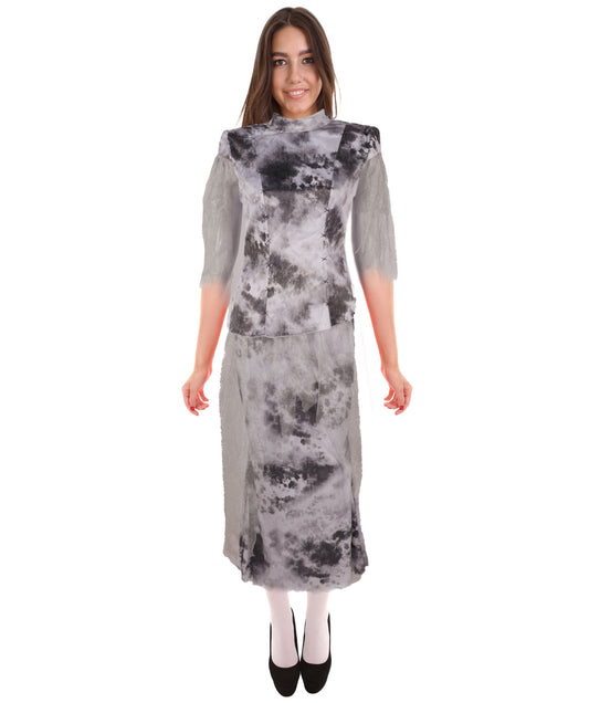 HPO Adult Women Traditional Chinese Long Satin Cheongsam Qipao Dress | Elegant Mandarin Collar with Floral Embroidery | Cultural Festival Performance & Wedding Outfit