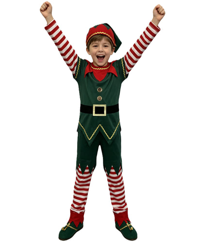 HPO Adult & Teen Men’s Christmas Elf Inflatable Costume | Festive Holiday Cosplay & Party Outfit