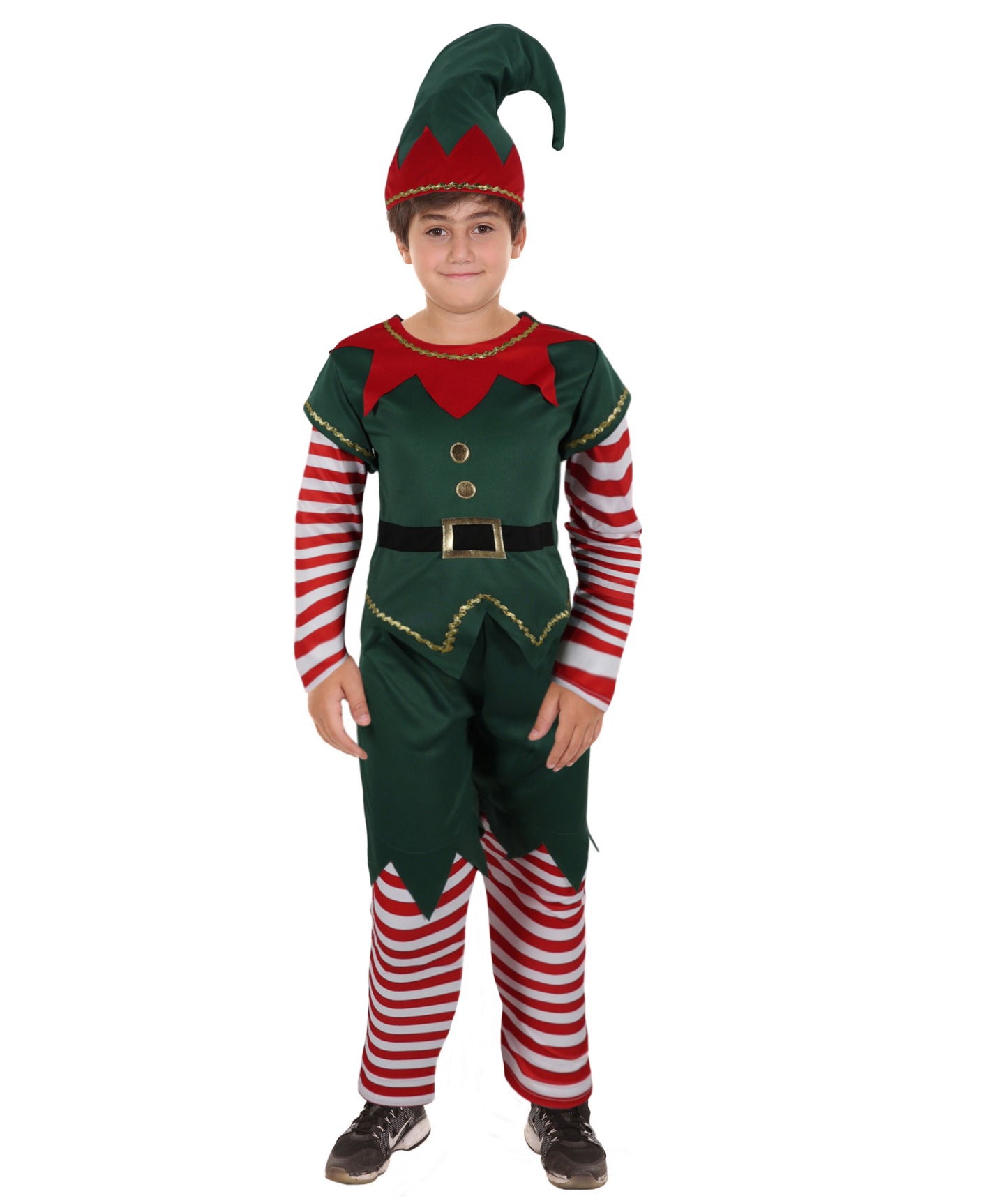 HPO Adult & Teen Men’s Christmas Elf Inflatable Costume | Festive Holiday Cosplay & Party Outfit