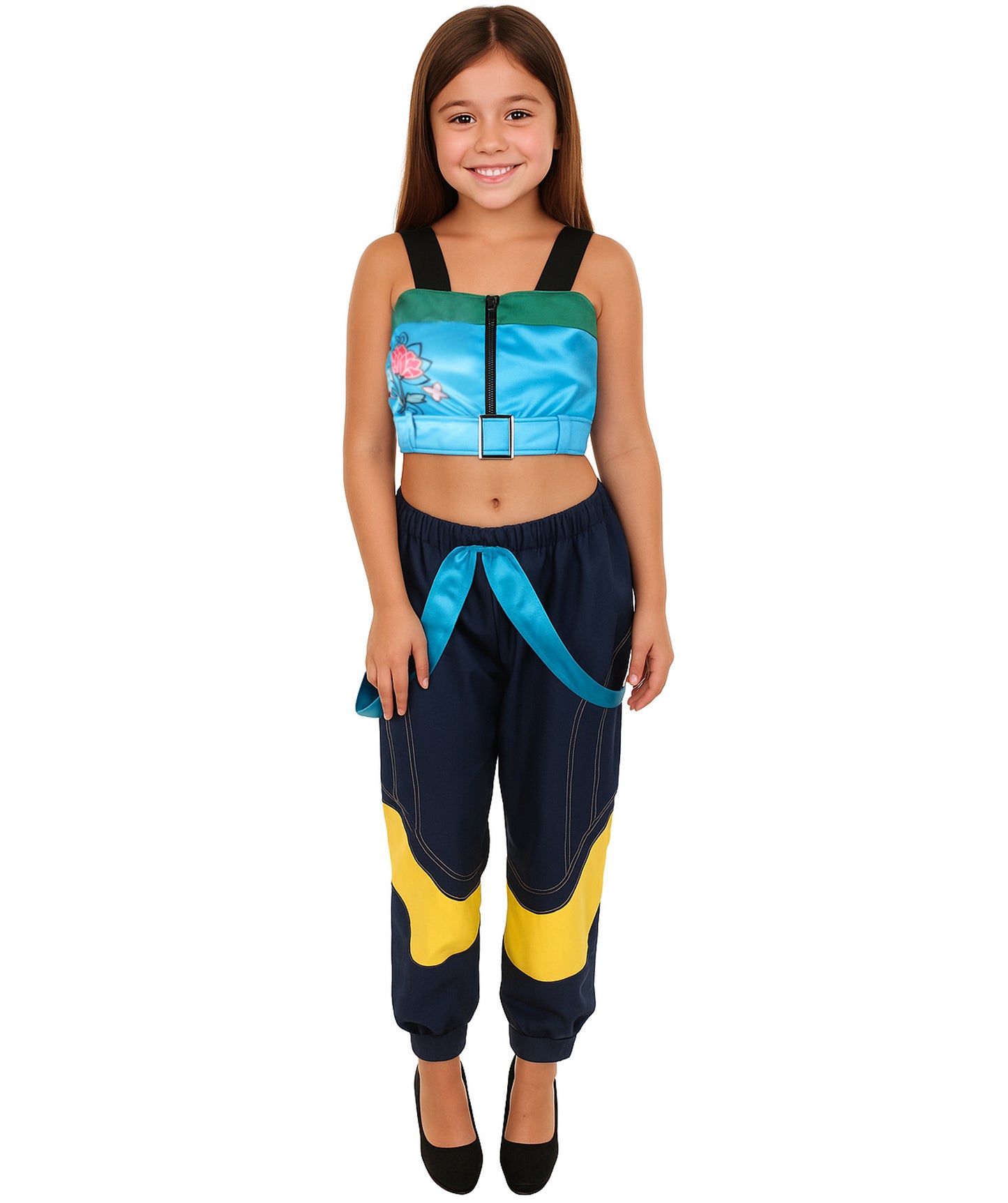 HPO Adult /Teen Women’s Character-Inspired Outfit with Top, Pants & Accessories | Fantasy Pop Idol  Costume | Halloween, Parties & Conventions