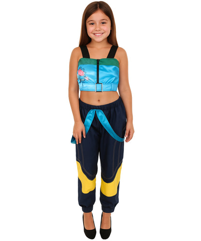 HPO Adult /Teen Women’s Character-Inspired Outfit with Top, Pants & Accessories | Fantasy Pop Idol  Costume | Halloween, Parties & Conventions