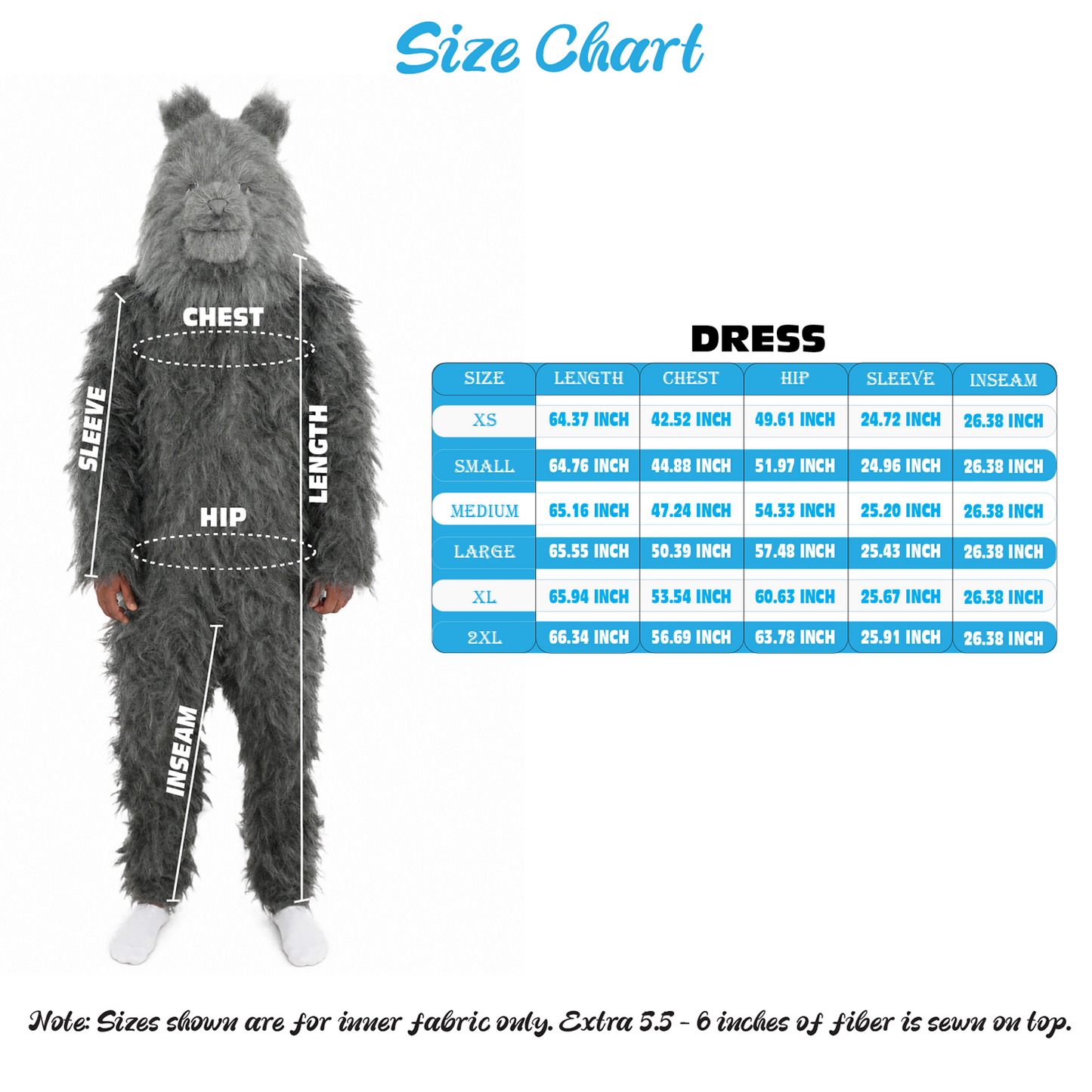 HPO Unisex Dark Grey Wolf Mascot Costume Bundle & Mask Set | Realistic Animal Full Coverage Outfit | Crafted for Parties and Cosplay events