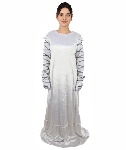 HPO Women's Steampunk Gothic Costume | Flame-Retardant Synthetic Fiber With Capless Cap | Ideal For Theater, Halloween And Cosplay