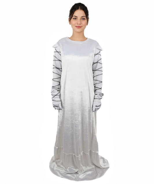 HPO Women's Steampunk Gothic Costume | Flame-Retardant Synthetic Fiber With Capless Cap | Ideal For Theater, Halloween And Cosplay