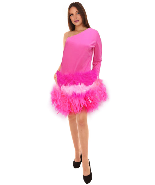 Women's Flamingo Costume (Pink)|Halloween Costume.