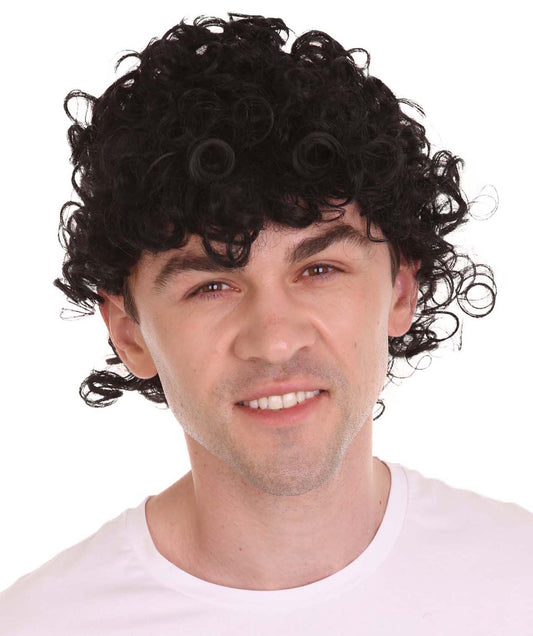 Singer Black Curly Wig