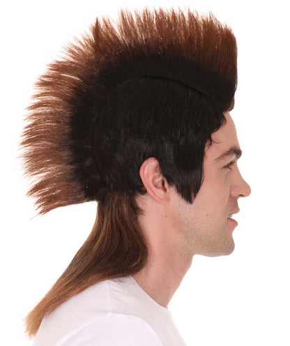 Mohawk Punk Rock Spiky Wig