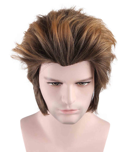 HPO Wrestler Wig | Brown Color Halloween Wigs