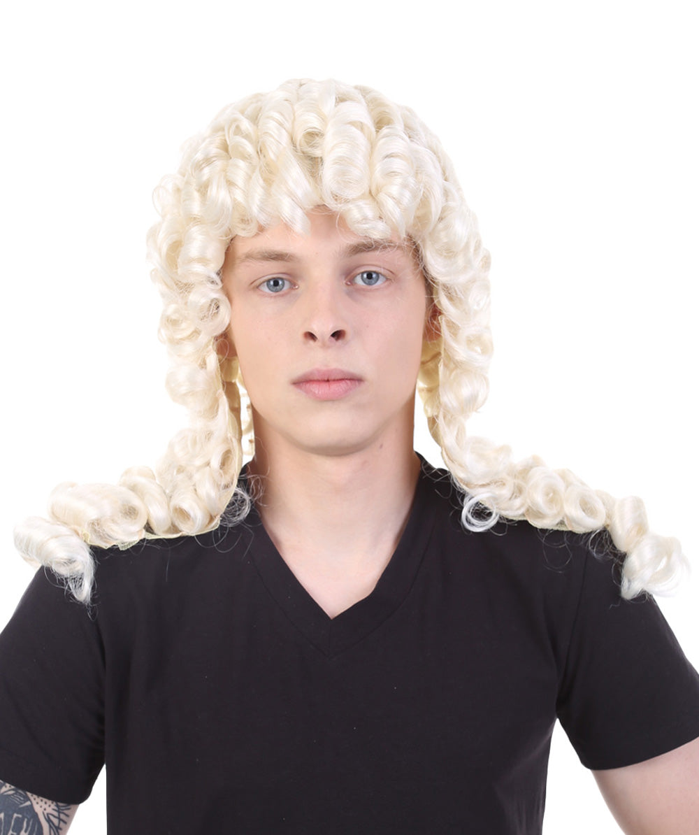 HPO Sir Riggs Wig | Blonde Color Colonial Halloween Wig