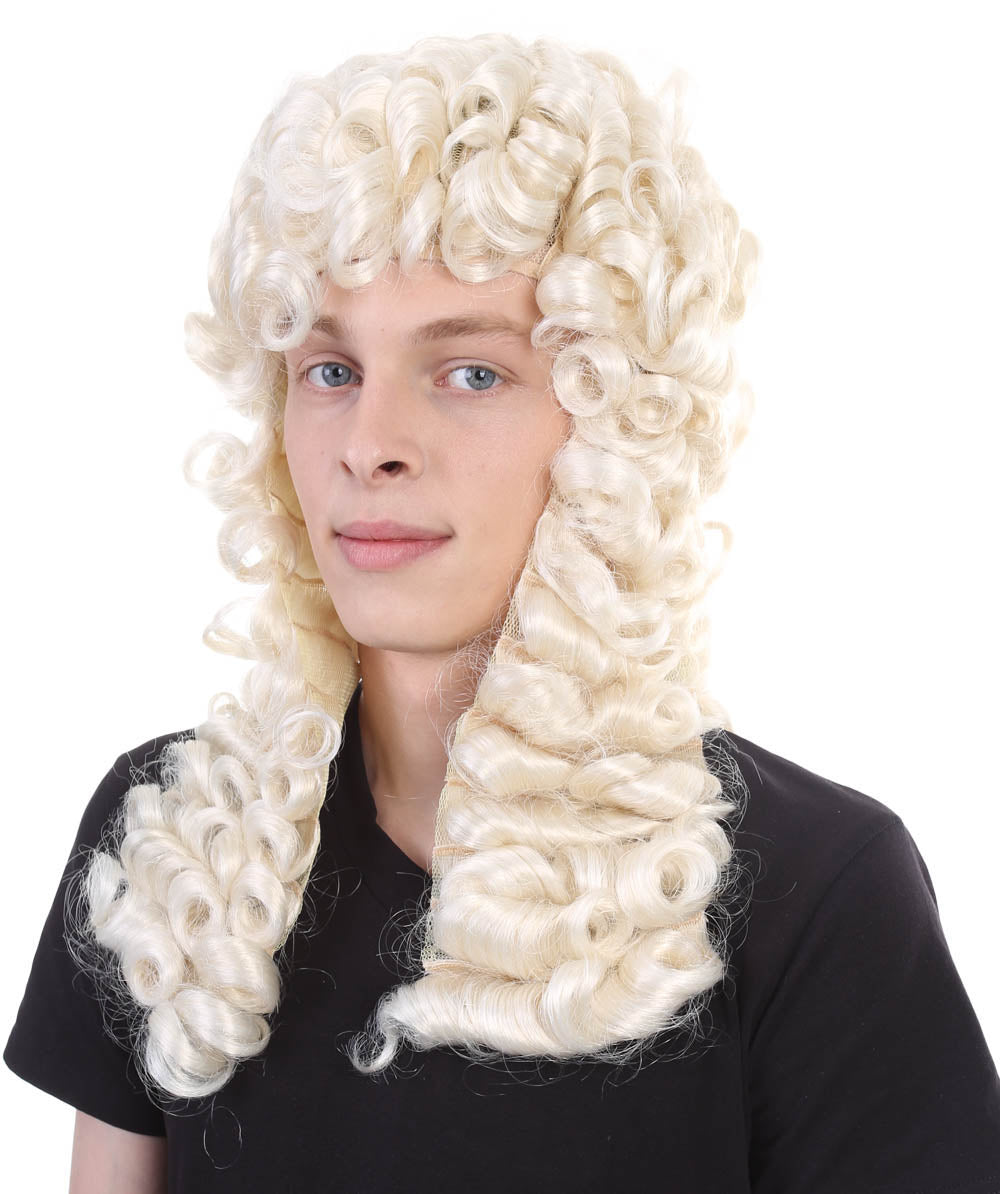 HPO Sir Riggs Wig | Blonde Color Colonial Halloween Wig