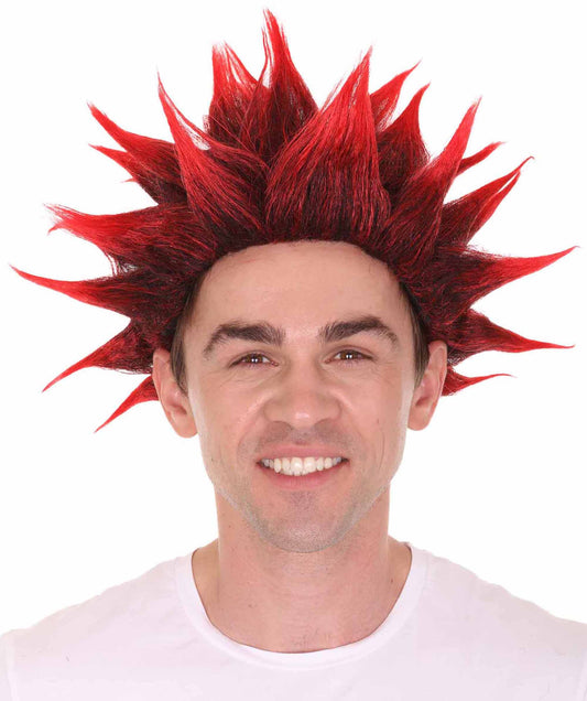 HPO Bang Bang Red Wig | Cosplay Halloween Wigs | Premium Breathable Capless Cap