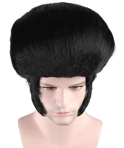 HPO Rockstar Singer I Black Color Wig | Halloween Wig