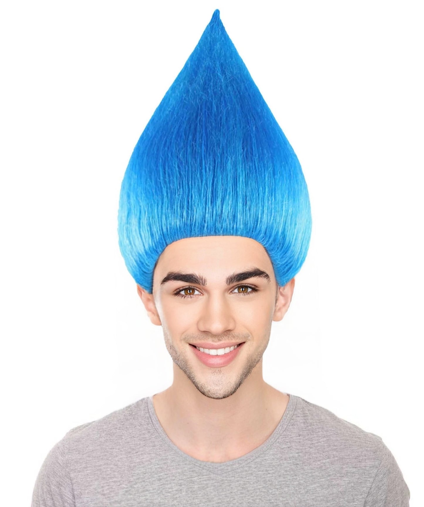 Unisex Troll Wig Collection , Assorted Colors Lots of Color Choices , Premium Breathable Capless Cap