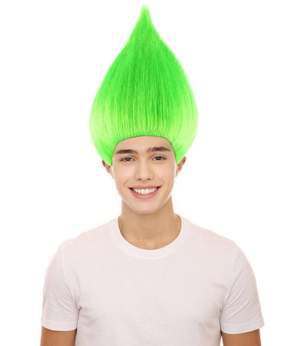 Unisex Troll Wig Collection , Assorted Colors Lots of Color Choices , Premium Breathable Capless Cap