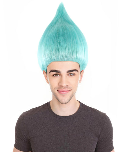 Unisex Troll Wig Collection , Assorted Colors Lots of Color Choices , Premium Breathable Capless Cap