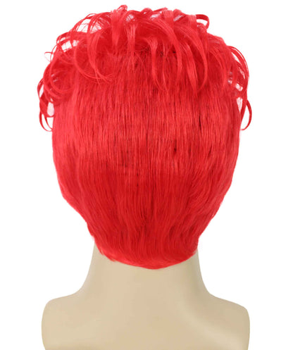 90's Rave Guy | Men's Short Gelled Middle Part | Halloween Wig | Multiple colors | Flame-Retardant Synthetic Fiber