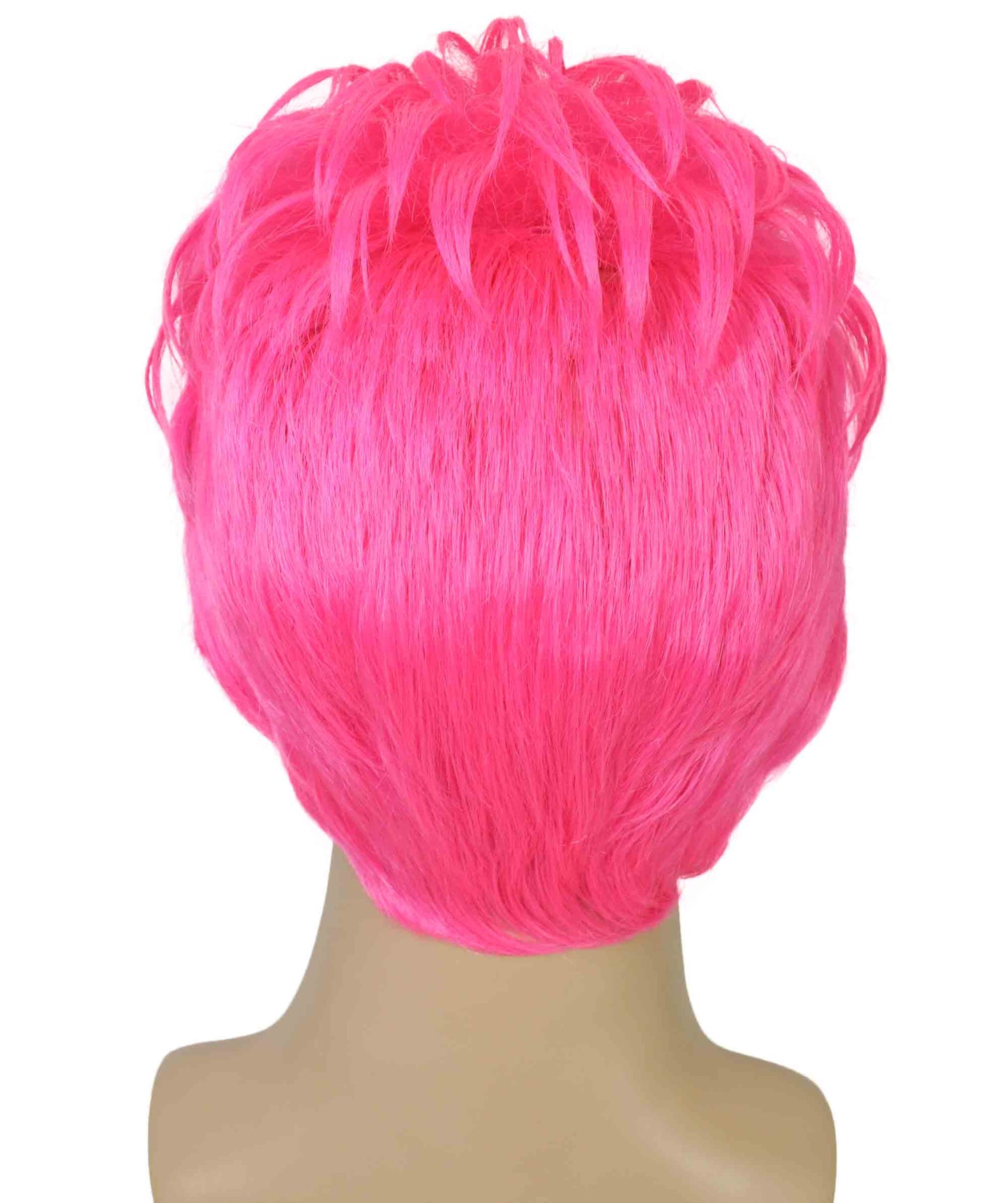 90's Rave Guy | Men's Short Gelled Middle Part | Halloween Wig | Multiple colors | Flame-Retardant Synthetic Fiber