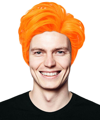 90's Rave Guy | Men's Short Gelled Middle Part | Halloween Wig | Multiple colors | Flame-Retardant Synthetic Fiber