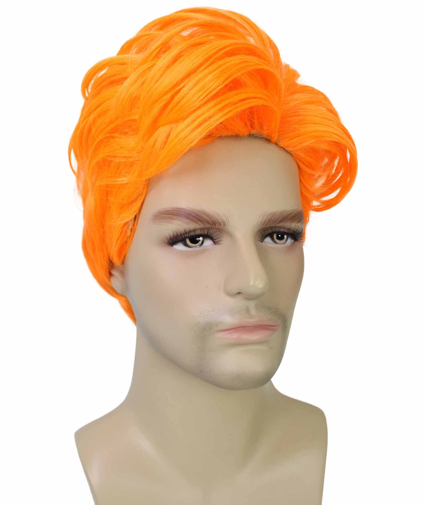 90's Rave Guy | Men's Short Gelled Middle Part | Halloween Wig | Multiple colors | Flame-Retardant Synthetic Fiber