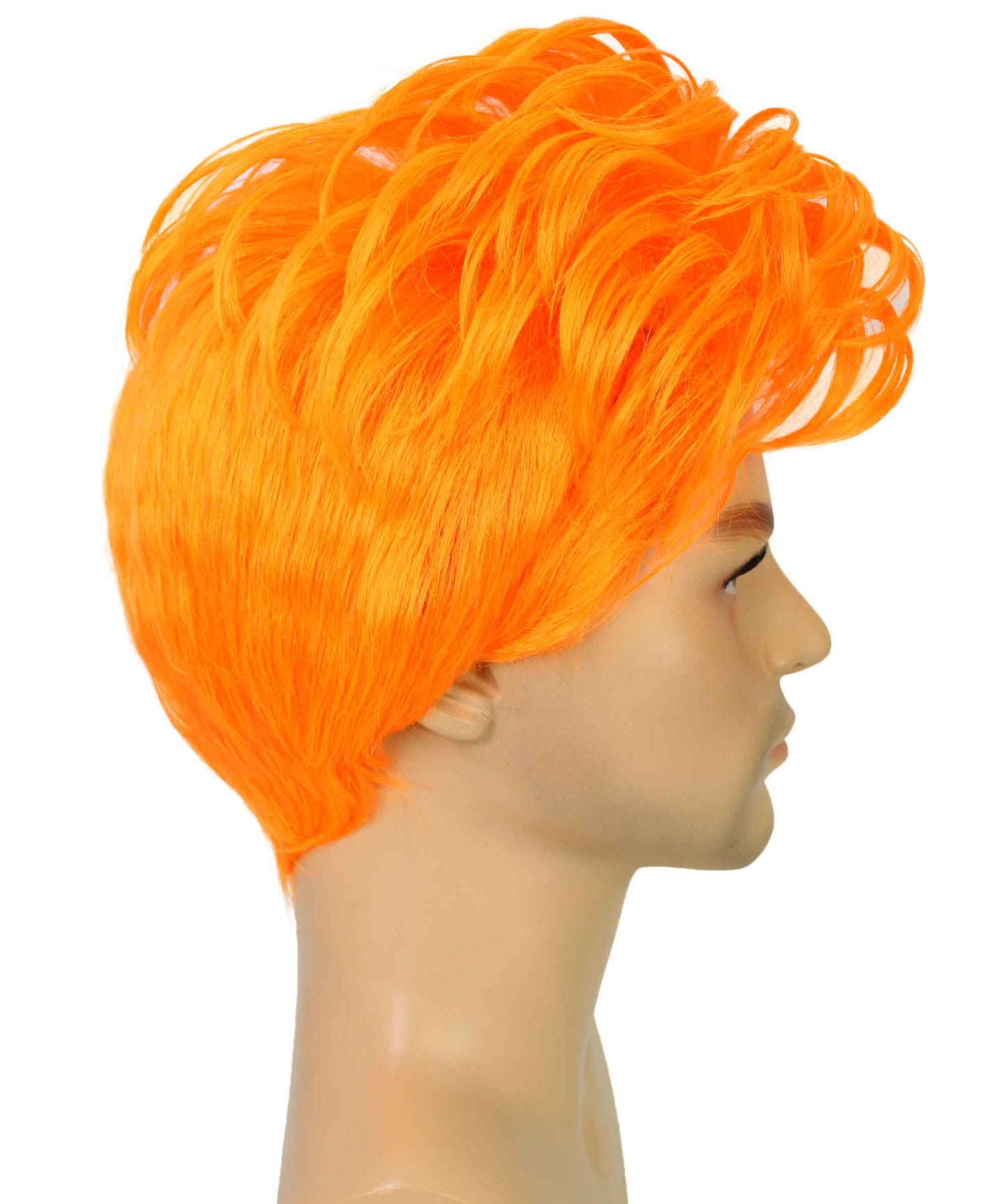 90's Rave Guy | Men's Short Gelled Middle Part | Halloween Wig | Multiple colors | Flame-Retardant Synthetic Fiber