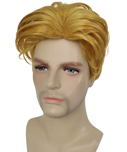 90's Rave Guy | Men's Short Gelled Middle Part | Halloween Wig | Multiple colors | Flame-Retardant Synthetic Fiber