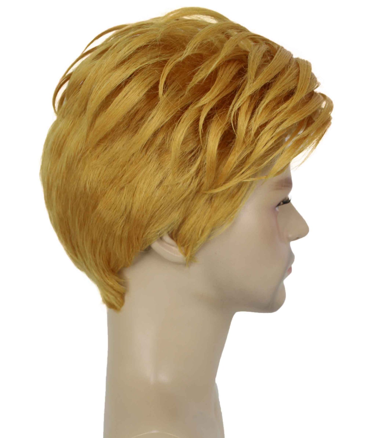 90's Rave Guy | Men's Short Gelled Middle Part | Halloween Wig | Multiple colors | Flame-Retardant Synthetic Fiber