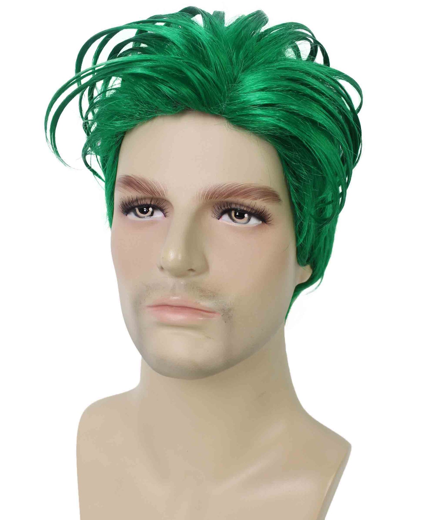 90's Rave Guy | Men's Short Gelled Middle Part | Halloween Wig | Multiple colors | Flame-Retardant Synthetic Fiber