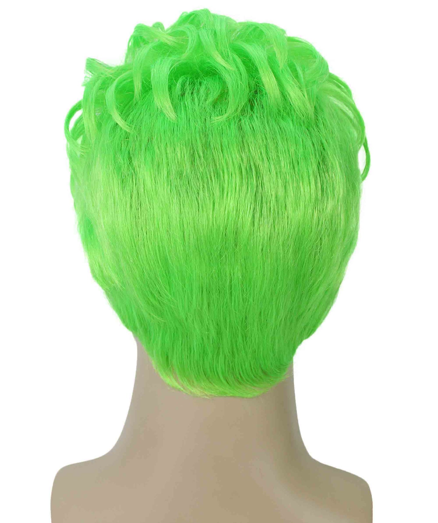 90's Rave Guy | Men's Short Gelled Middle Part | Halloween Wig | Multiple colors | Flame-Retardant Synthetic Fiber