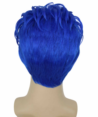 90's Rave Guy | Men's Short Gelled Middle Part | Halloween Wig | Multiple colors | Flame-Retardant Synthetic Fiber