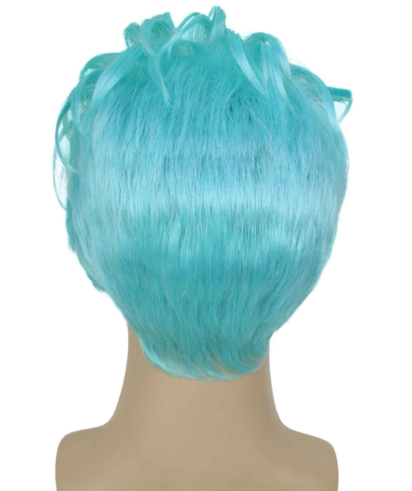 90's Rave Guy | Men's Short Gelled Middle Part | Halloween Wig | Multiple colors | Flame-Retardant Synthetic Fiber