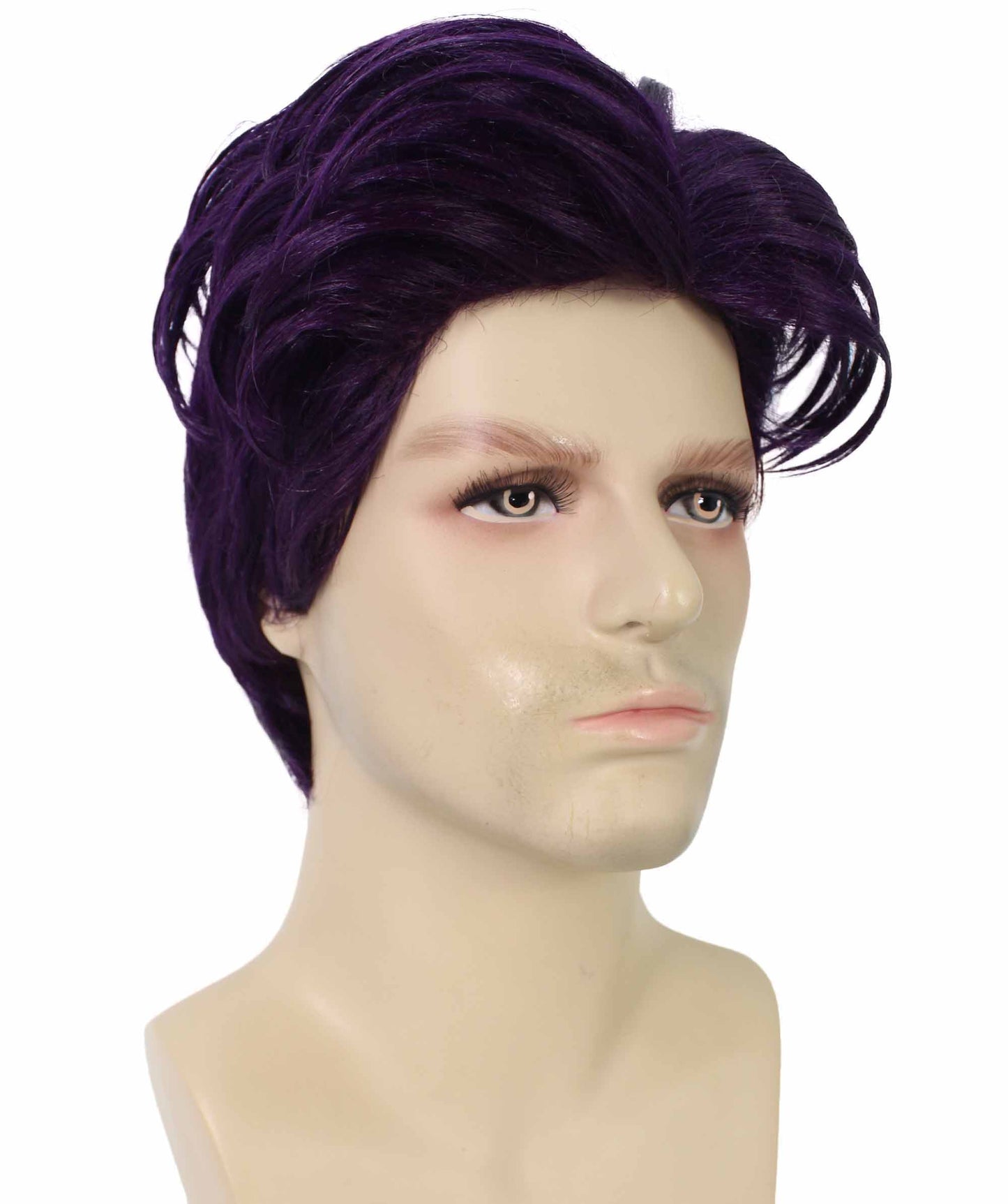 90's Rave Guy | Men's Short Gelled Middle Part | Halloween Wig | Multiple colors | Flame-Retardant Synthetic Fiber