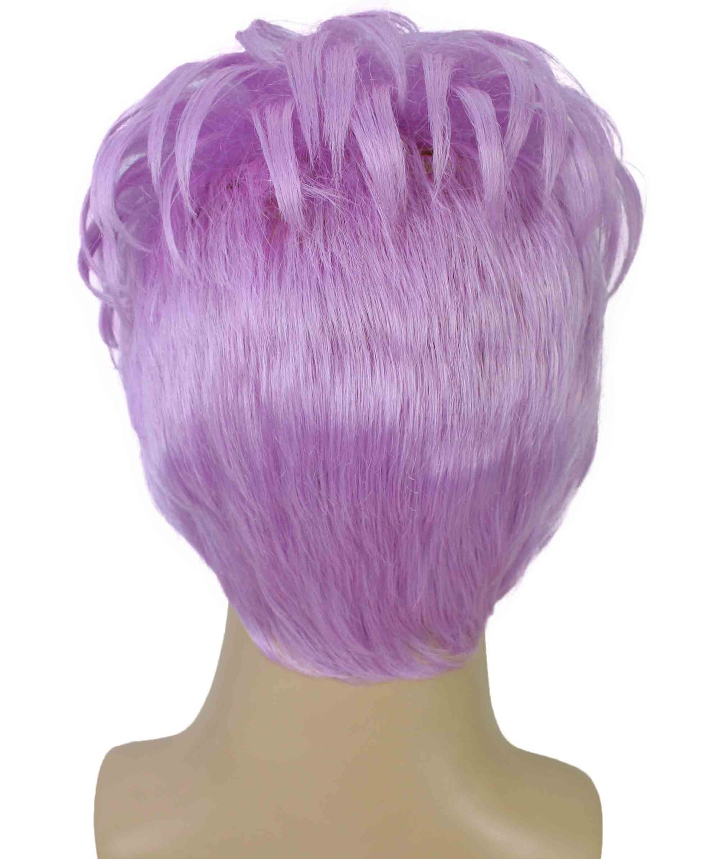 90's Rave Guy | Men's Short Gelled Middle Part | Halloween Wig | Multiple colors | Flame-Retardant Synthetic Fiber