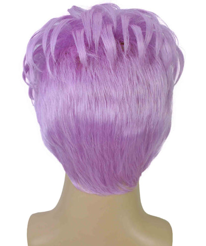 90's Rave Guy | Men's Short Gelled Middle Part | Halloween Wig | Multiple colors | Flame-Retardant Synthetic Fiber