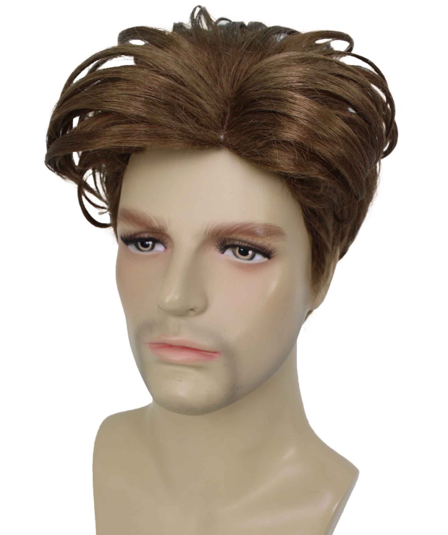 90's Rave Guy | Men's Short Gelled Middle Part | Halloween Wig | Multiple colors | Flame-Retardant Synthetic Fiber