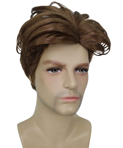 90's Rave Guy | Men's Short Gelled Middle Part | Halloween Wig | Multiple colors | Flame-Retardant Synthetic Fiber