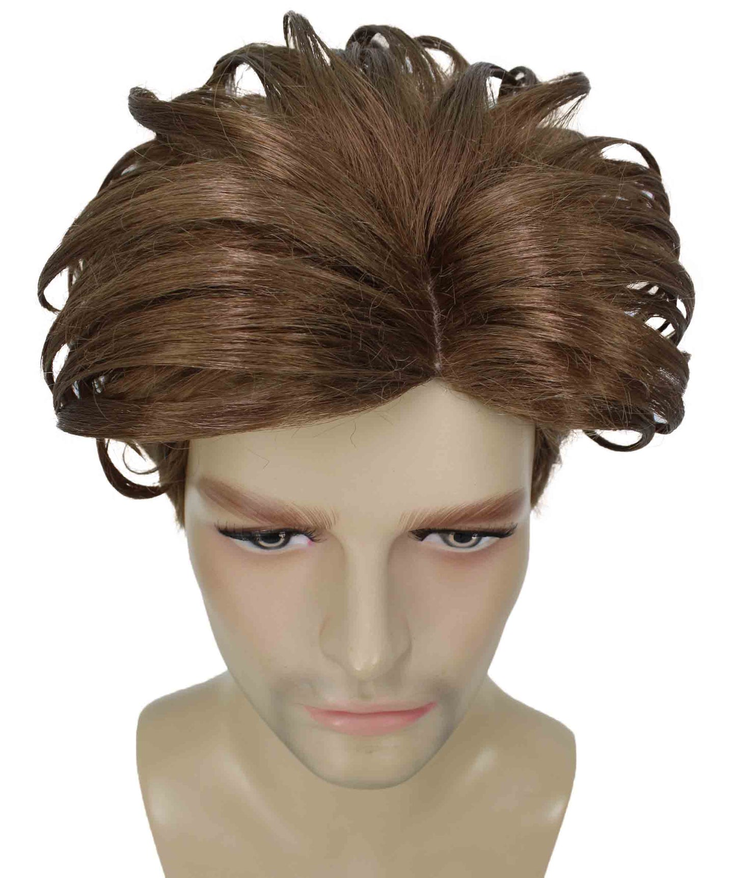 90's Rave Guy | Men's Short Gelled Middle Part | Halloween Wig | Multiple colors | Flame-Retardant Synthetic Fiber